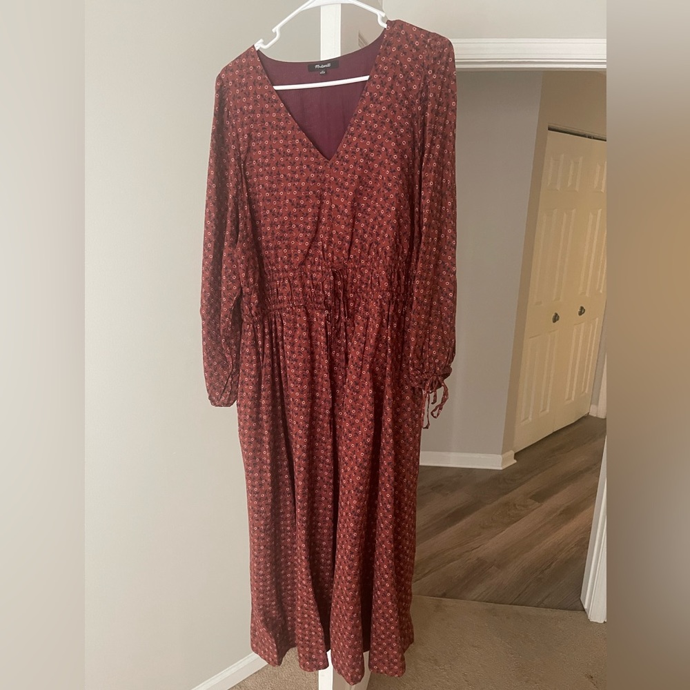 NEVER WORN Madewell midi dress